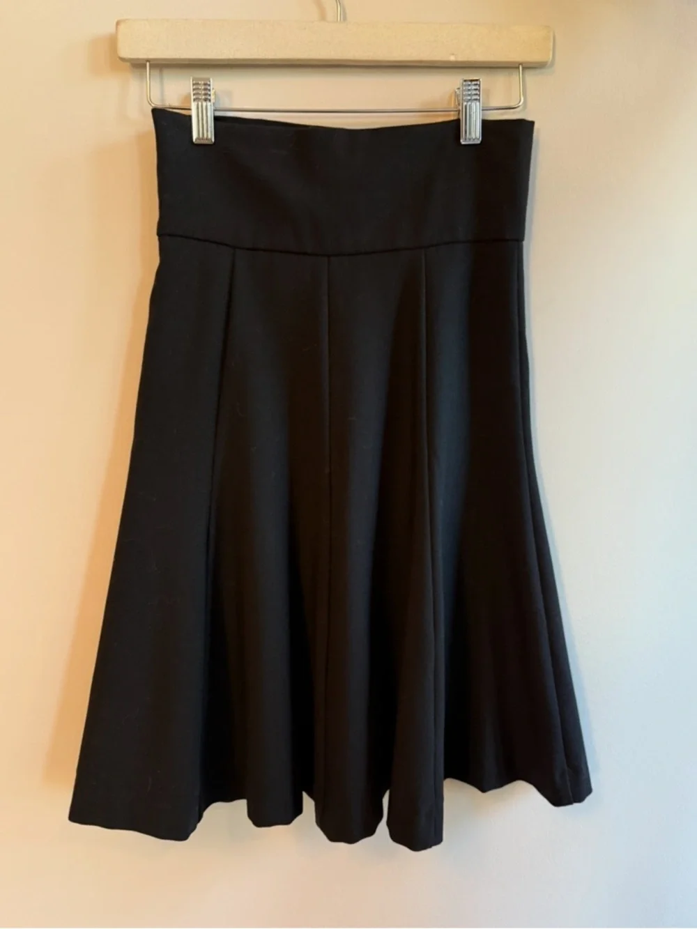 Dolce & Gabbana black skirt High-waisted A-line skirt fit and flare skirt black - Picture 2 of 7